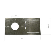 2 3/4″ Flat Rough-In Plates (20 Pack)