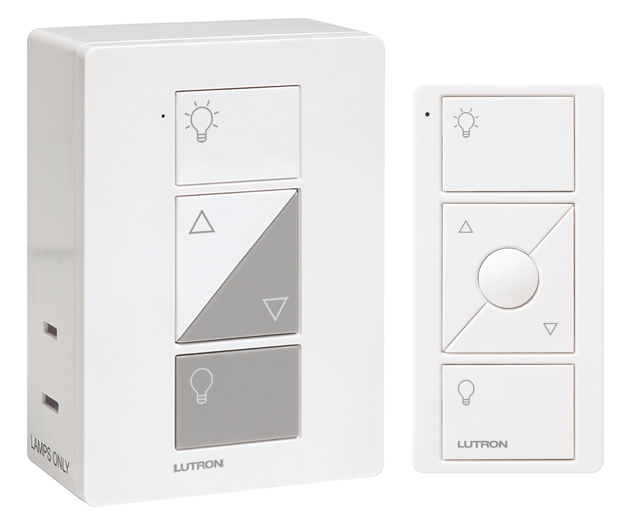 Product Display Visual of the SKU: P-PKG1P-WH-C for Marketing of theLutron Caseta Large Dimmer Expansion Kit | P-PKG1P-WH-C