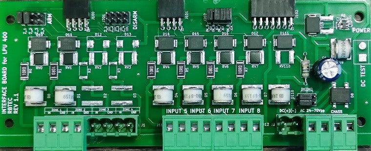 2 Zones Interface Board Only, Without Connectors Or Accessories | RB-LPU40012