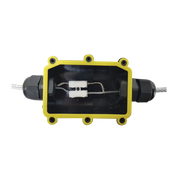 Extension Unit Including Weather Proof Enclosure to Splice 2 Cable Together