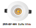 2" Recessed Economy LED Round and Square 8W 3CCT
