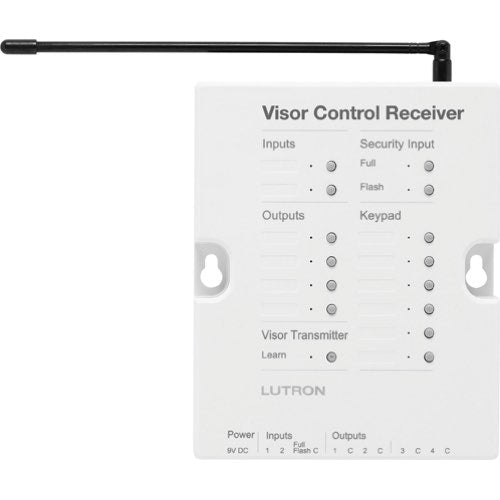 Lutron RadioRA 2 Visor Control Receiver | RR-VCRX-WH