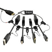 ProAV 4K Loaded Dongler: DP1.4, MDP1.4, USBTypeC, HDMI Port Saver, Source Harness, Dongler Ring, Boxed