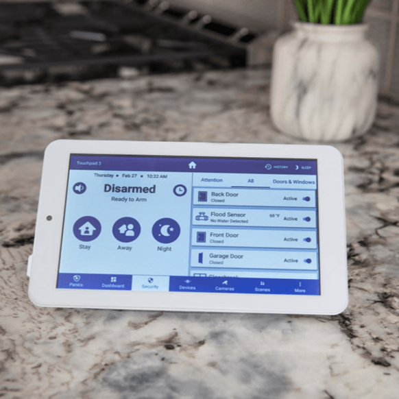 Alula Keypads, Fobs & Sirens - representative product photo (from re667x-pro-touchpad-slimline-pro-connect-family-encrypted-white)