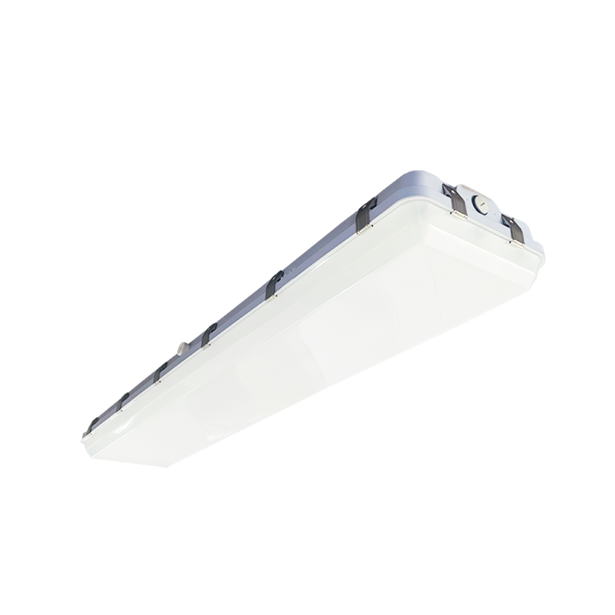 Reno Highbay — Vapor Tight - representative product photo (from mako-4ft-vapor-tight-highbay-generation-2-selectable-wattage-145-175-220w-160lm-w-selectable-cct-35k-40k-50k-120-347v-selectable-wattage-145-175-220w-160lm-selectable-cct-35k-40k-50k-120-3...
