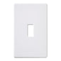 Lutron Fassada 1-Gang Wall Plate Traditional Toggle Opening |FG-1