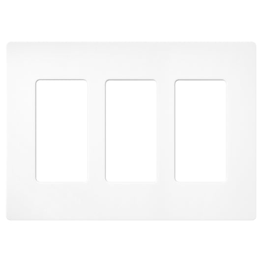 Lutron Claro 3-Gang Screwless Wall Plate | SC-3