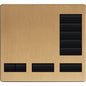 Lutron Replacement Faceplate for HomeWorks 5-Button Tabletop Keypad | LFK-T5RL