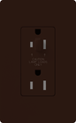 Lutron Nova T 15A Half-Dimming Tamper-Resistant Receptacle Architectural | NTR-15-HDTR