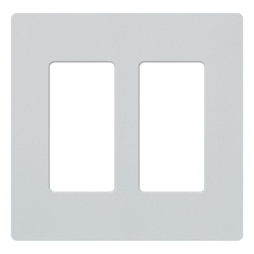 Lutron Claro 2-Gang Screwless Wall Plate | SC-2