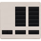 Replacement Faceplate for Lutron HomeWorks Tabletop 10 Button Keypad | LFK-T10RL