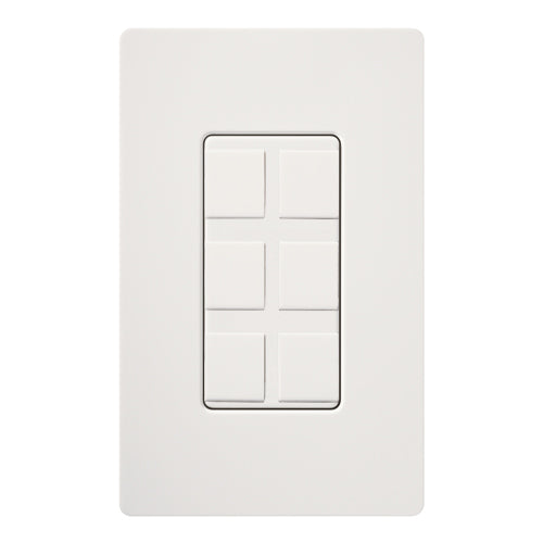 Lutron Field Customizable 6-Port Frame | CA-6PF-XX