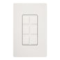 Lutron Field Customizable 6-Port Frame | CA-6PF-XX