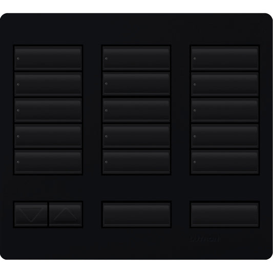 Replacement Faceplate for Lutron HomeWorks Tabletop 15 Button Keypad | LFK-T15RL