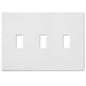 Lutron Fassada 3-Gang Wall Plate | For 3 Traditional Toggle Controls | FG-3