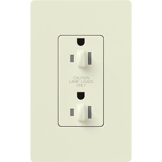 Lutron Dual Dimming Tamper-Resistant Receptacles - Satin Color 20A 120/125V | SCR-20-DDTR-XX