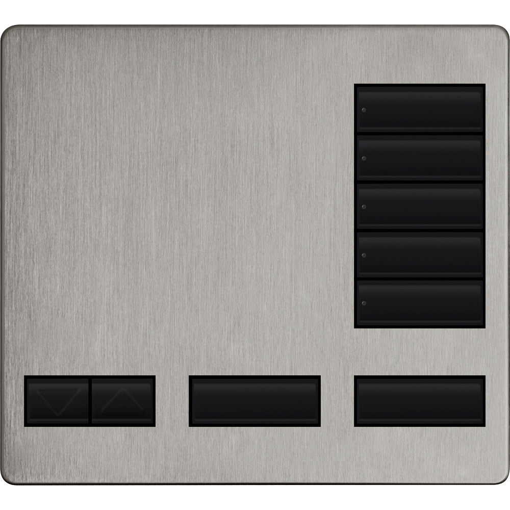 Lutron Replacement Faceplate for HomeWorks 5-Button Tabletop Keypad | LFK-T5RL