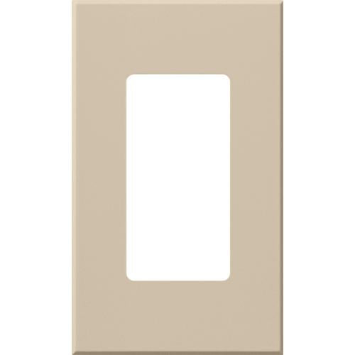 Lutron Nova T Single-Gang Wall Plate for Small Accessories | NT-R3-NFB