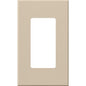 Lutron Nova T Single-Gang Wall Plate for Small Accessories | NT-R3-NFB