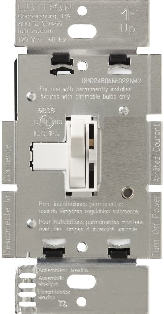 Lutron Ariadni 3-Wire Dimmer Switch - 6A 277V Single-Pole/3-Way| AYF-103P-277
