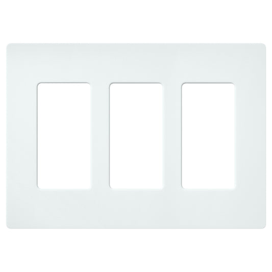 Lutron Claro 3-Gang Screwless Wall Plate | SC-3