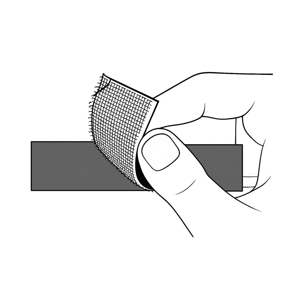 1" x 4" Extreme Adhesive Hook & Loop Strips - Black, 10 Sets | Cable & Device Mounting | EXT-1X4-BK