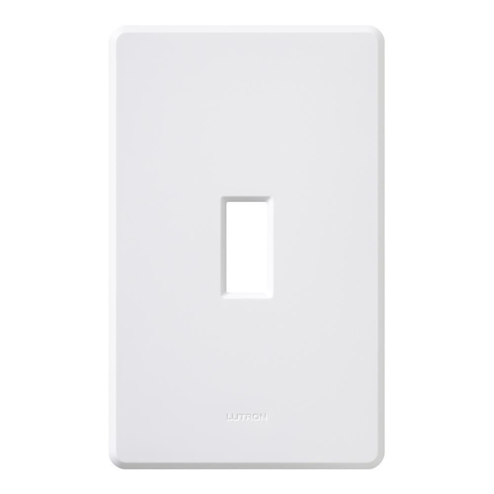 Lutron Fassada Fashion Wall Plate | Traditional Toggle Opening | Matte Finish | FW