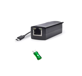 Grid 2-in-1 PoE to USB Adapter (802.3af) | Gigabit Ethernet to USB-A & USB-C Power Adapter | POEJK-USB-i