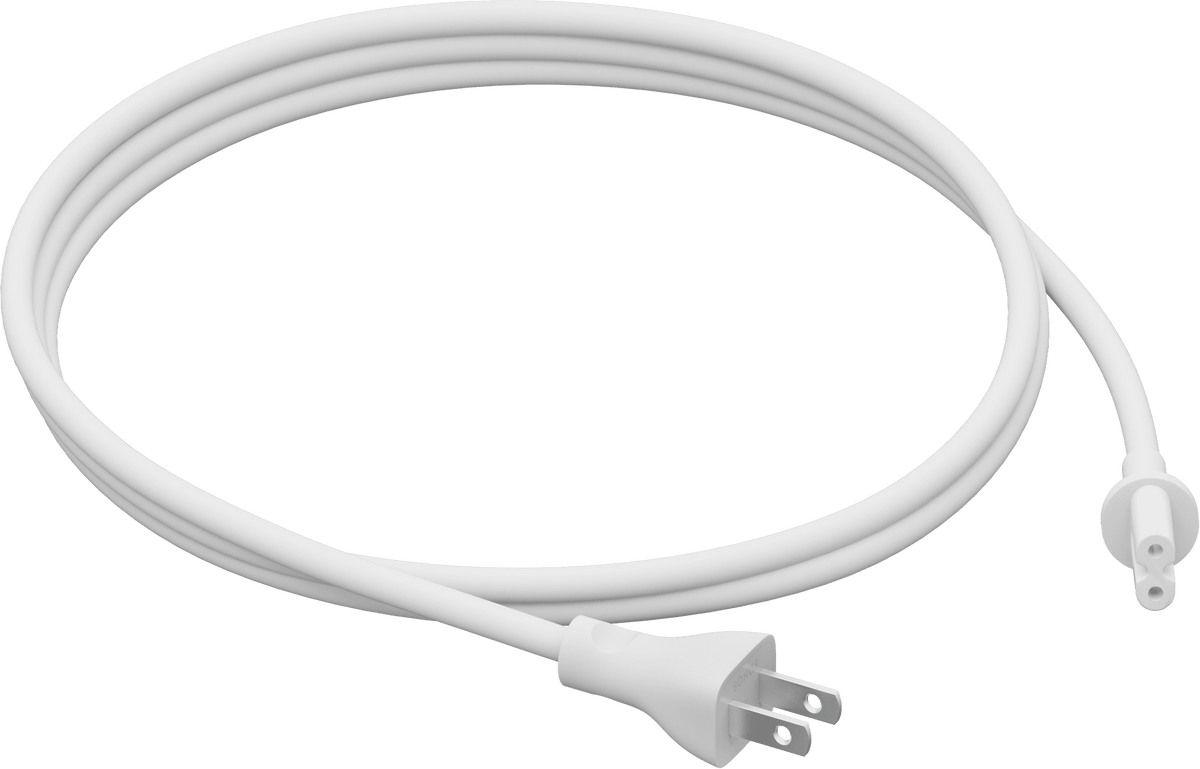 Power Cable I 6 ft (2 m) White | PCBM1US1