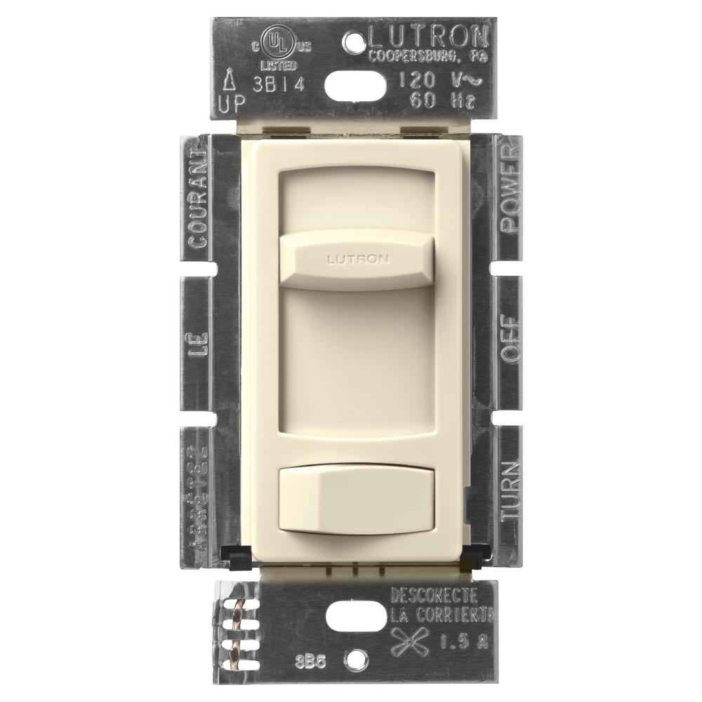 Lutron Skylark Contour Fan Control - Single Pole / 3-Way | CTFSQ-F