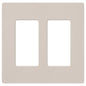 Lutron Claro 2-Gang Screwless Wall Plate | SC-2