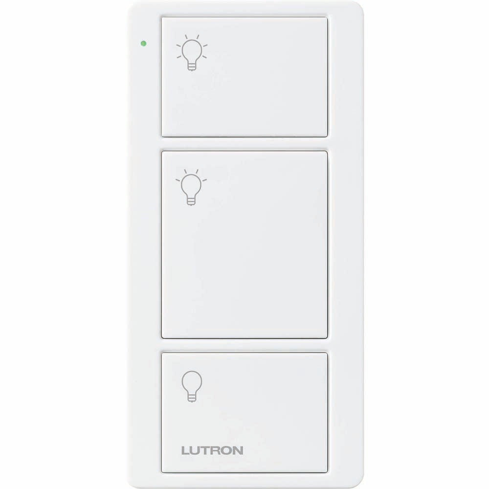 Lutron Pico 3 Button Remote Control (Light Icon) | PJ2-3B-GXX-L01