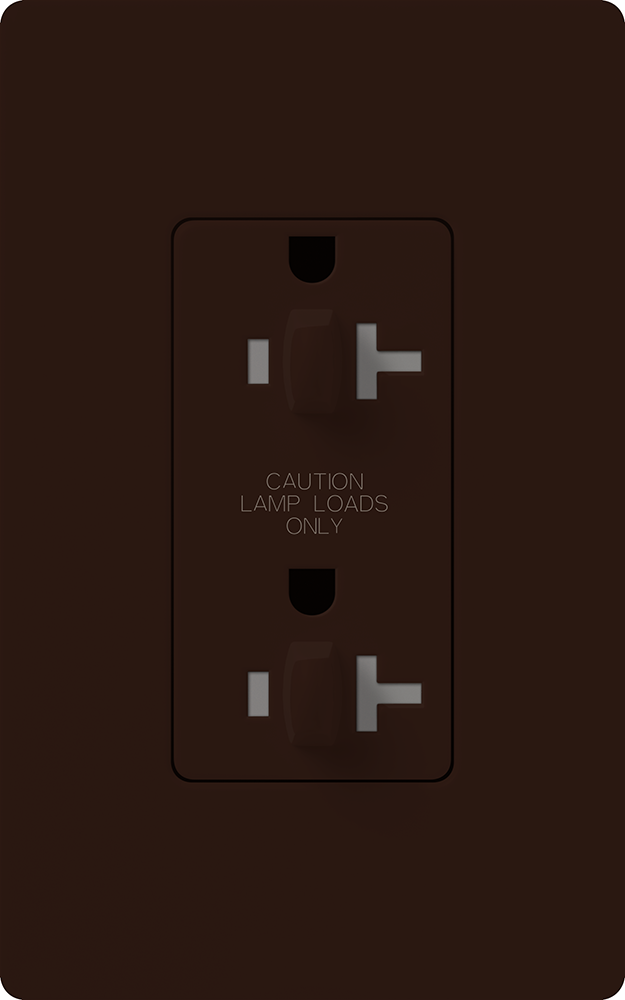 Lutron Dual Dimming Tamper-Resistant Receptacles - 20A 120/125V | CAR-20-DDTR-XX