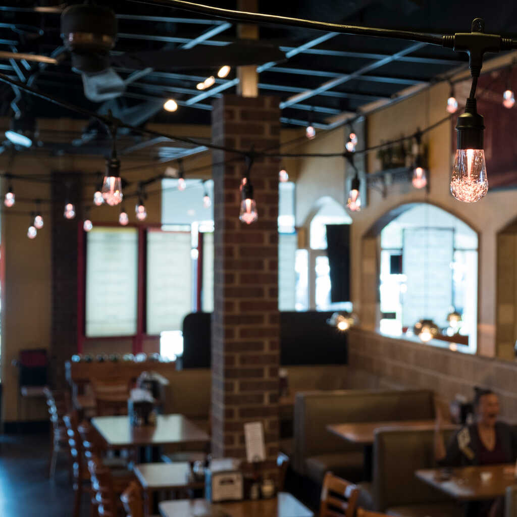 Enbrighten Vintage LED Cafe Lights, 12 Bulbs, 24ft | 35629