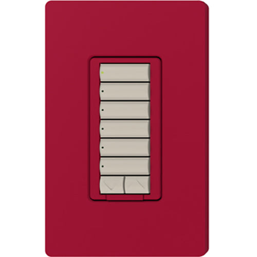 Lutron RadioRA 2 Wall-mount Designer Keypads (6 Button with Raise/Lower) | RRD-W6BRL-XX