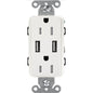 Lutron Tamper-Resistant USB Receptacles - 15A 125V | CAR-15-UBTR-XX