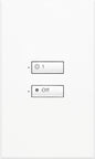 seeTouch Button And Wall Plate Replacement Kit, 2 Button, Custom Engraving, SR-2BN-WH-EGN, White