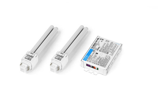 Ballast Retrofit Kit by C-Flex: Vertical CFL, 2-Lamp (Case of 1 Kits), 3000K, 3-Wire Driver, 1% Dimming, 3LDVCF-2C30-1