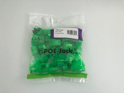 Grid 24-Port Rackmount Patch Panel | Cat6/Cat6e/Cat6A Structured Cabling | POEJKPP6-24