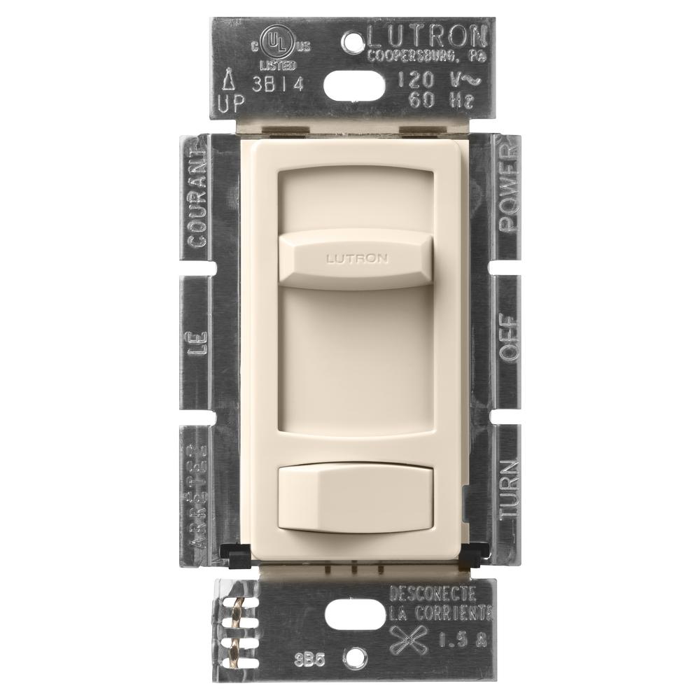 Lutron Skylark Contour Fan Control - Single Pole / 3-Way | CTFSQ-F