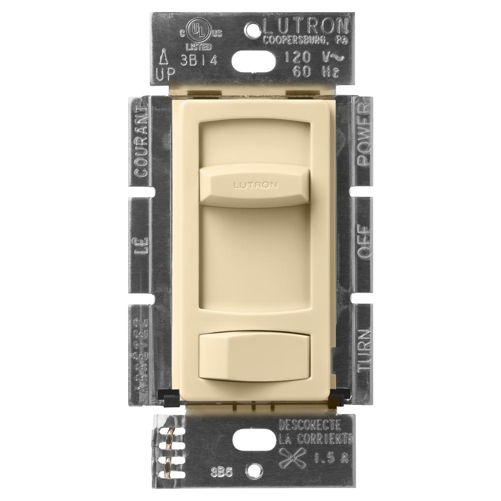 Lutron Skylark Contour Fan Control - Single Pole / 3-Way | CTFSQ-F