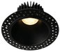 Lotus LD4R-HO 18W high-output 4-inch trimless deep regressed LED downlight with black reflector