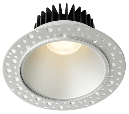Lotus LD4R 15W 4-inch invisible trim deep regressed LED downlight with silver reflector