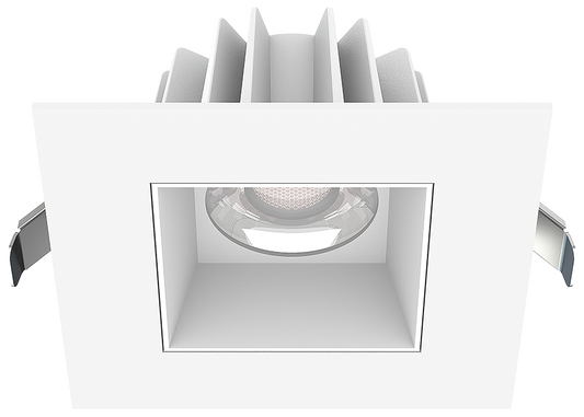 Product Display Visual of the SKU: JXL-COB04-S15W-CCT-4SR-SM-WH for Marketing of theLotus 4" Recessed Economy LED Square 15W 3CCT | JXL-COB04-S15W-CCT-4SR-SM-WH