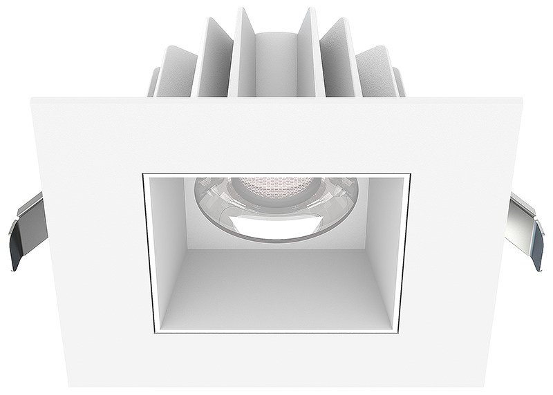 Product Display Visual of the SKU: JXL-COB04-S15W-5CCT-WH-4SR-SM-WH for Marketing of theLotus 4" Square Recessed Economy LED 15W 5CCT | JXL-COB04-S15W-5CCT-XX-4SR-SM-XX