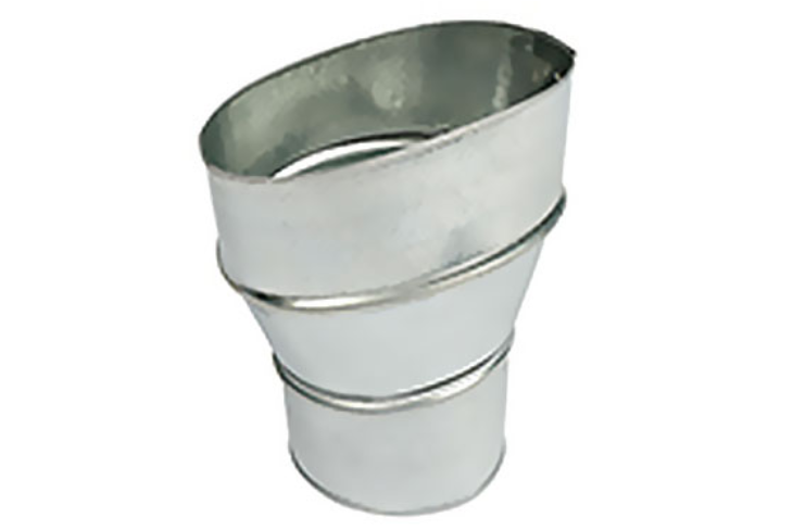 Panasonic FV-VS43R WhisperValue 4-Inch Oval to 3-Inch Round Duct Adapter