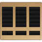 Replacement Faceplate for Lutron HomeWorks Tabletop 15 Button Keypad | LFK-T15RL