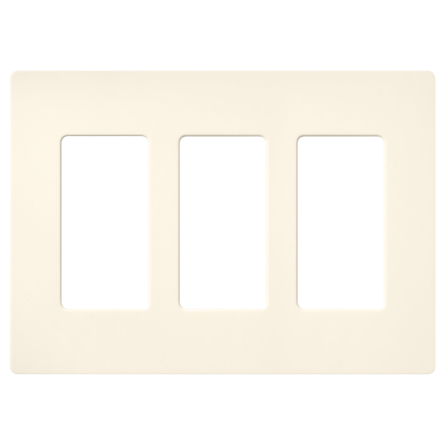Lutron Claro 3-Gang Screwless Wall Plate | SC-3