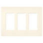 Lutron Claro 3-Gang Screwless Wall Plate | SC-3