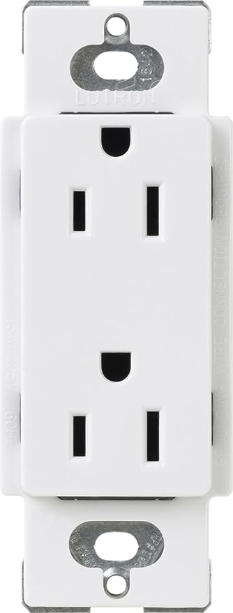 Lutron Tamper-Resistant Receptacles - Satin Color 15A 125V | SCRS-15-TR-XX